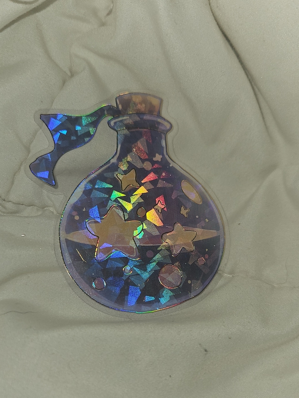 $1 ADD ON - Holographic Potion Bottle Sticker